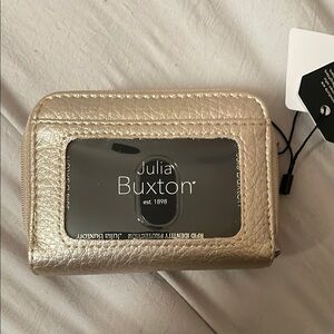 Julia Buxton Gold Wallet